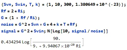 example output